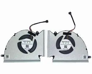 Replacement New Laptop CPU + GPU Cooling Fan for MSI GE76 GP76 WE76 MS-17K3 MS-17K2 MS-17K1 Series PABD1A010SHL-N452 PABD1A010SHR-N451 DC12V 0.6A Fan Replacement New Laptop CPU + GPU Cooling Fan for MSI GE76 GP76 WE76 MS-17K3 MS-17K2 MS-17K1 Series PABD1A010SHL-N452 PABD1A010SHR-N451 DC12V 0.6A Fan