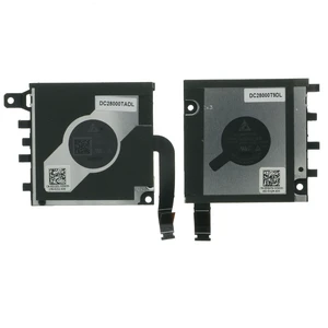 New CPU + GPU Cooling Fan Replacement for Dell Latitude 7320 Detachable | Compatible with 0DJ2D1 0PGV79 ND55C89-20F11 ND55C88-20F10 DC28000TADL DC28000T9DL | DC5V 0.5A 4-Pin New CPU + GPU Cooling Fan Replacement for Dell Latitude 7320 Detachable | Compatible with 0DJ2D1 0PGV79 ND55C89-20F11 ND55C88-20F10 DC28000TADL DC28000T9DL | DC5V 0.5A 4-Pin