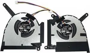 CPU GPU Cooling Fan for ASUS for TUF for Dash 15 (2022) FX517 FX517ZM FX517ZR FX517ZC RTX3060 RTX3070 12V 13NR0990T01021 13NR0990T02021 CPU GPU Cooling Fan for ASUS for TUF for Dash 15 (2022) FX517 FX517ZM FX517ZR FX517ZC RTX3060 RTX3070 12V 13NR0990T01021 13NR0990T02021