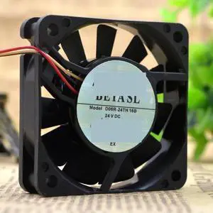 Cooling Fan for Nidec D06R-24TH 16B 24V 0.10A 3-Wire Cooler 6CM 6015 60×60×15mm Cooling Fan for Nidec D06R-24TH 16B 24V 0.10A 3-Wire Cooler 6CM 6015 60×60×15mm