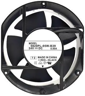Cooling Fan for NMB 5920PL-05W-B39 DC24V 0.80A Cooling Fan for NMB 5920PL-05W-B39 DC24V 0.80A