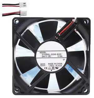 Cooling Fan for NMB 3108NL-05W-B50 DC24V 0.19A 2Lines Cooling Fan for NMB 3108NL-05W-B50 DC24V 0.19A 2Lines