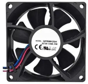 Cooling Fan for Delta QFR0812SH-F00 80 * 80 * 25MM DC12V 0.50A 3lines Cooling Fan for Delta QFR0812SH-F00 80 * 80 * 25MM DC12V 0.50A 3lines