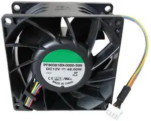 80mm High Speed PWM Cooling Fans for PF80381BX-0000-S99 DC12V 4A 48W 80 * 80 * 38MM 8CM 4 Lines Cooling Fan 80mm High Speed PWM Cooling Fans for PF80381BX-0000-S99 DC12V 4A 48W 80 * 80 * 38MM 8CM 4 Lines Cooling Fan