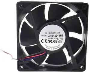 1pc AFB1224SHE 12038 120mm 24V 0.75A Cooling Fan Dual Ball Wind Capacity Inverter for 120 * 120 * 38mm 1pc AFB1224SHE 12038 120mm 24V 0.75A Cooling Fan Dual Ball Wind Capacity Inverter for 120 * 120 * 38mm