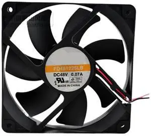 1pc for FD481225LB 48V 0.07A 12cm 12025 120x120x25mm Double Ball Bearing Cooling Fan 1pc for FD481225LB 48V 0.07A 12cm 12025 120x120x25mm Double Ball Bearing Cooling Fan