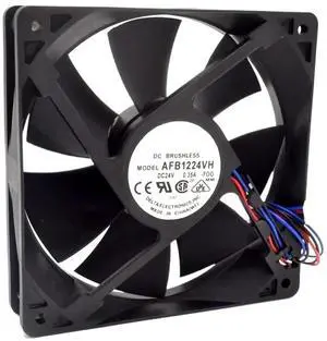 1pc AFB1224VH-FOO 12cm 120mm 24V 0.35A 12025 high-end Dual Ball Bearing Cooling Fan Drive for 120 * 120 * 25mm 1pc AFB1224VH-FOO 12cm 120mm 24V 0.35A 12025 high-end Dual Ball Bearing Cooling Fan Drive for 120 * 120 * 25mm