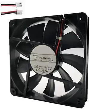 Cooling Fan for NMB 4710KL-05W-B30 120 * 120 * 25MM DC24V 0.20A 2Lines Cooling Fan for NMB 4710KL-05W-B30 120 * 120 * 25MM DC24V 0.20A 2Lines