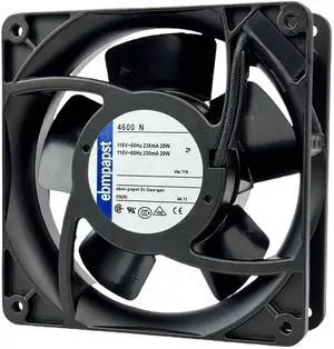 for ebmpapst 4600N Axial Fan115V 12038 Industrial Cooling Fan All-Metal Heat-Resistant Cooling Fan 4600N, 2-Pin 20W for ebmpapst 4600N Axial Fan115V 12038 Industrial Cooling Fan All-Metal Heat-Resistant Cooling Fan 4600N, 2-Pin 20W