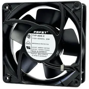 for PAPST TYP 4606X 115V 50/60Hz 120MM 20W 12038 All-Metal high Temperature Resistant Cooling Fan for PAPST TYP 4606X 115V 50/60Hz 120MM 20W 12038 All-Metal high Temperature Resistant Cooling Fan