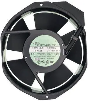 for NMB-MAT 5915PC-20T-B30 200V 34/33W 17238 AC Cooling Fan, Size:150x 172 x 38MM. for NMB-MAT 5915PC-20T-B30 200V 34/33W 17238 AC Cooling Fan, Size:150x 172 x 38MM.