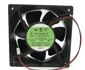 for CNDC24Z7C-042 Fan 24V 0.37A 9W 2-wire/2-pin 12CM Cooling Fan for CNDC24Z7C-042 Fan 24V 0.37A 9W 2-wire/2-pin 12CM Cooling Fan