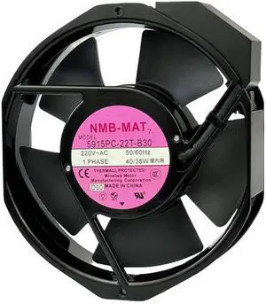 for 5915PC-22T-B30 220V Cooling Fan, 40W/38W 50/60Hz 172X150X38mm Inverter Cooling Fan Enclosure Power Fan 5915PC-22T-B30 for 5915PC-22T-B30 220V Cooling Fan, 40W/38W 50/60Hz 172X150X38mm Inverter Cooling Fan Enclosure Power Fan 5915PC-22T-B30