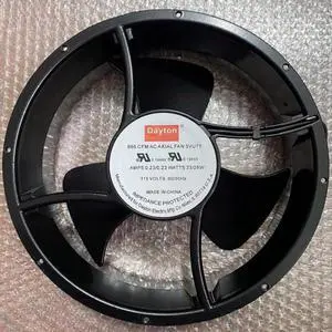 3VU71 Cooling Fan 25.4CM for 115V 0.23A 23/26W 25489 254MM 254X254X89MM 2-Wire Fan 3VU71 Cooling Fan 25.4CM for 115V 0.23A 23/26W 25489 254MM 254X254X89MM 2-Wire Fan