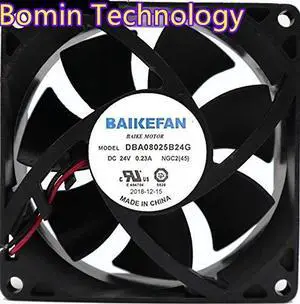 for BAIKEFAN DBA08025B24G 24V 0.23A 8CM Inverter Cooling Fan for BAIKEFAN DBA08025B24G 24V 0.23A 8CM Inverter Cooling Fan