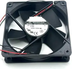 for ADDA AD1224HB-Y51 DC 24V 0.25A 120x120x32mm 2-Wire Server Cooling Fan for ADDA AD1224HB-Y51 DC 24V 0.25A 120x120x32mm 2-Wire Server Cooling Fan