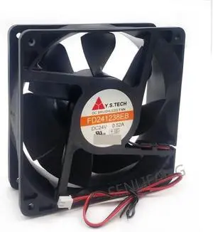 FD241238EB 12038 24V 0.52A 12CM 2Lines Dual Ball Bearing Cooling Fan for Y.S.TECH FD241238EB 12038 24V 0.52A 12CM 2Lines Dual Ball Bearing Cooling Fan for Y.S.TECH