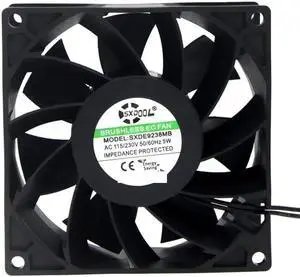 for SXDOOL 92x92x38mm EC Cooling Fan AC 90-270V 5W Dual Ball 68.5CFM Speed for SXDOOL 92x92x38mm EC Cooling Fan AC 90-270V 5W Dual Ball 68.5CFM Speed