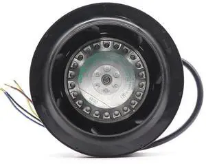 R2E133-BH66-07 AC Centrifugal Fan for ebM Papst -R2E133BH6607 230V AC 25/28W 0.11/0.13A 2700/3200RPM 1-Phase Control Industrial Cooling Fan for Machine Tool Heat Dissipation Air Purifier R2E133-BH66-07 AC Centrifugal Fan for ebM Papst -R2E133BH6607 230V AC 25/28W 0.11/0.13A 2700/3200RPM 1-Phase Control Industrial Cooling Fan for Machine Tool Heat Dissipation Air Purifier