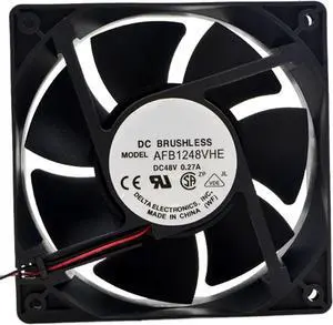 for AFB1248VHE 48V 0.27A 12.96W 3200RPM 12cm 12038 120x120x38mm Double Ball Cooling Fan for AFB1248VHE 48V 0.27A 12.96W 3200RPM 12cm 12038 120x120x38mm Double Ball Cooling Fan