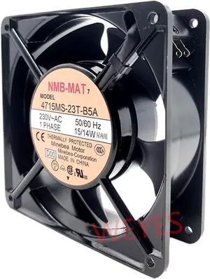 1pc 12038 Cooler 4715MS-23T-B5A for NMB-MAT Minebea 120 * 120 * 38MM Cooling Fan AC230V 14/15W 1pc 12038 Cooler 4715MS-23T-B5A for NMB-MAT Minebea 120 * 120 * 38MM Cooling Fan AC230V 14/15W