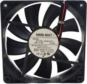 1pc for NMB-MAT 4710KL-05W-B10 24V 0.10A 1.92W 1600RPM 12cm 12025 120x120x25mm Inverter Cooling Fan 1pc for NMB-MAT 4710KL-05W-B10 24V 0.10A 1.92W 1600RPM 12cm 12025 120x120x25mm Inverter Cooling Fan