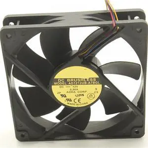 1pc for AD1212UB-A7BGL 12V 0.5A 6W 2500RPM 12cm 12025 120x120x25mm Double Ball Bearing Cooling Fan 1pc for AD1212UB-A7BGL 12V 0.5A 6W 2500RPM 12cm 12025 120x120x25mm Double Ball Bearing Cooling Fan