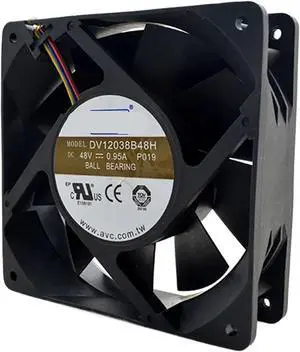1pc for AVC DV12038B48H 48V 0.95A 12cm 12038 120x120x38mm Double Ball Bearing Cooling Fan 1pc for AVC DV12038B48H 48V 0.95A 12cm 12038 120x120x38mm Double Ball Bearing Cooling Fan