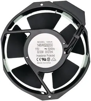 for 115V ETRI 148VK 148VK0282030 Cooling Fan, 35/33W 300/270mA 172×150×38mm 17238 Axial Fan for 115V ETRI 148VK 148VK0282030 Cooling Fan, 35/33W 300/270mA 172×150×38mm 17238 Axial Fan