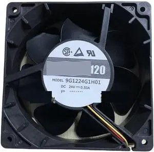 for SANYO for Denki 9G1224G1H01 DC 24V 0.50A 120x120x38mm 3-Wire Server Cooling Fan for SANYO for Denki 9G1224G1H01 DC 24V 0.50A 120x120x38mm 3-Wire Server Cooling Fan
