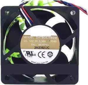 for AVC DATB0625B2M DC 12V 0.36A 60x60x25mm 4-Wire Server Cooling Fan for AVC DATB0625B2M DC 12V 0.36A 60x60x25mm 4-Wire Server Cooling Fan