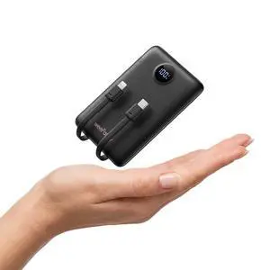 ViewSonic Mini Portable Charger with Built-in Cables10000mAh 22.5W Fast Charging Power Bank,Smaller USB-C Battery Pack for iPhone,Samsung,Android,Flight&Travel-Friendly,TSA-Compliant ViewSonic Mini Portable Charger with Built-in Cables10000mAh 22.5W Fast Charging Power Bank,Smaller USB-C Battery Pack for iPhone,Samsung,Android,Flight&Travel-Friendly,TSA-Compliant