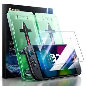 ViewSonic for Nintendo Switch 2 Eye Protection Screen Protector 7.9'' 2025, Anti-Glare, Blue Light Filter, HD Clear, Automatic Dust Removal, 9H Tempered Glass, Compatible with Switch Console, 2 Pack ViewSonic for Nintendo Switch 2 Eye Protection Screen Protector 7.9'' 2025, Anti-Glare, Blue Light Filter, HD Clear, Automatic Dust Removal, 9H Tempered Glass, Compatible with Switch Console, 2 Pack