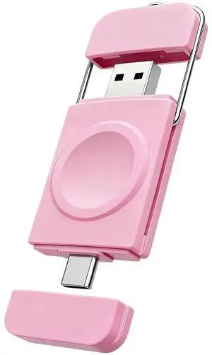 ViewSonic Charger for Apple Watch, Magnetic Portable iwatch Charger, USB C &USB A Fast Wireless Charging Travel Charger for Apple Watch Series 11/10/9/8/7/6/5/4/3/2/1/SE/UItra 2/Ultra,Pink ViewSonic Charger for Apple Watch, Magnetic Portable iwatch Charger, USB C &USB A Fast Wireless Charging Travel Charger for Apple Watch Series 11/10/9/8/7/6/5/4/3/2/1/SE/UItra 2/Ultra,Pink