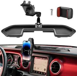 Upgraded Phone Mount for 2021 2022 2023 Wrangler JL JLU 4XE, Multi-Mount Phone Holder Dash Tray System Kit with Extension Arm Metal Ball (Fit 2021-2023 JL 4XE) Upgraded Phone Mount for 2021 2022 2023 Wrangler JL JLU 4XE, Multi-Mount Phone Holder Dash Tray System Kit with Extension Arm Metal Ball (Fit 2021-2023 JL 4XE)