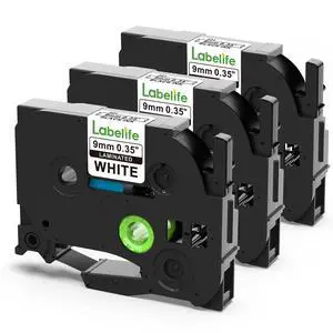 ViewSonic 6-Pack TZe TZ Tape 9mm 0.35 Laminated White Label Tape TZe-221 Replace for Brother P Touch 9mm Label Tape TZe221 TZ221 for Brother Label Maker PTD210 PT-D220 PT-H110 PT-D400 PT-D610BT PTD200 ViewSonic 6-Pack TZe TZ Tape 9mm 0.35 Laminated White Label Tape TZe-221 Replace for Brother P Touch 9mm Label Tape TZe221 TZ221 for Brother Label Maker PTD210 PT-D220 PT-H110 PT-D400 PT-D610BT PTD200