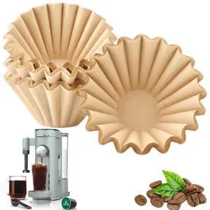 200 Pcs Coffee Paper Filters for Ninja PB051, Disposable Coffee Filter for Ninja Pods and Grounds Coffee Maker, Natural Small Coffee Filters 200 Pcs Coffee Paper Filters for Ninja PB051, Disposable Coffee Filter for Ninja Pods and Grounds Coffee Maker, Natural Small Coffee Filters