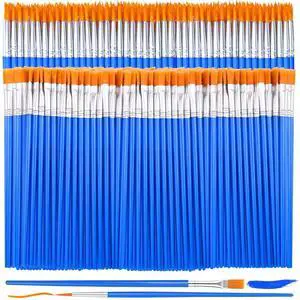 240 Pcs Small Paint Brush Bulk, Flat Fine Tip Artist Paint Brushes Set, Kids Classroom Acrylic Oil Watercolor Canvas Painting Crafts Paint Brushes for Body Face Nail Festival Parties 240 Pcs Small Paint Brush Bulk, Flat Fine Tip Artist Paint Brushes Set, Kids Classroom Acrylic Oil Watercolor Canvas Painting Crafts Paint Brushes for Body Face Nail Festival Parties