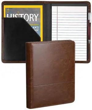 ViewSonic Padfolio/Portfolio Binder, Mini Padfolio Portfolio Binder 5 x 8 Legal Writing Pad, A5 Document Organizer Folder for Men Women,Dark Brown. ViewSonic Padfolio/Portfolio Binder, Mini Padfolio Portfolio Binder 5 x 8 Legal Writing Pad, A5 Document Organizer Folder for Men Women,Dark Brown.