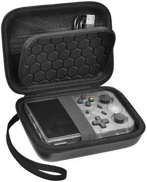 ViewSonic Travel Carrying Case for R36S RG353V RG353VS Handheld Game Console | Game Boy Retro Console, Handheld Emulator Storage, Console Organizer, Android Game Console Bag, Box Only, Black ViewSonic Travel Carrying Case for R36S RG353V RG353VS Handheld Game Console | Game Boy Retro Console, Handheld Emulator Storage, Console Organizer, Android Game Console Bag, Box Only, Black