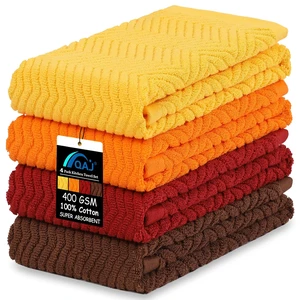 ViewSonic Premium Cotton Kitchen Towels Set, 16" x 26" Dish Towels for Kitchen, 4 Pack Super Absorbent Kitchen Hand Towels ViewSonic Premium Cotton Kitchen Towels Set, 16" x 26" Dish Towels for Kitchen, 4 Pack Super Absorbent Kitchen Hand Towels