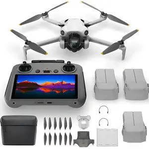 DJI Mini 4 Pro Combo Plus - Combo - Camera 4K - Color: Gray DJI Mini 4 Pro Combo Plus - Combo - Camera 4K - Color: Gray