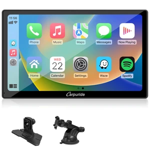 9 Inch Carplay Screen for Car, Compatible with Wireless/Wired Apple CarPlay, Android Auto and Mirror Link - Bluetooth Audio, Navigation,Siri, FM, AUX 9 Inch Carplay Screen for Car, Compatible with Wireless/Wired Apple CarPlay, Android Auto and Mirror Link - Bluetooth Audio, Navigation,Siri, FM, AUX