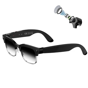 AI Smart Glasses with Camera, 8MP 4K HD Video & Photo Capture, Real-Time Translation, Recording Glasses with AI Assistant, Open-Ear Audio, Object Recognition, for Vlog, Outdoor & Hiking,Black-Business AI Smart Glasses with Camera, 8MP 4K HD Video & Photo Capture, Real-Time Translation, Recording Glasses with AI Assistant, Open-Ear Audio, Object Recognition, for Vlog, Outdoor & Hiking,Black-Business