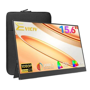 Portable Monitor 15.6", 125% sRGB 1080P IPS Laptop Monitor 350 Nits, 2000:1 Contrast, USB-C & MINI HDMI, VESA & Case, Ultra-Slim Travel Second Screen for Computer, Game Consoles Portable Monitor 15.6", 125% sRGB 1080P IPS Laptop Monitor 350 Nits, 2000:1 Contrast, USB-C & MINI HDMI, VESA & Case, Ultra-Slim Travel Second Screen for Computer, Game Consoles