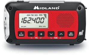ER40 Emergency Crank Weather Alert Radio with Flashlight Features A 2600 mAh Rechargeable Battery, NOAA Weather Alerts, And Hand-Crank/Solar Power Options ER40 Emergency Crank Weather Alert Radio with Flashlight Features A 2600 mAh Rechargeable Battery, NOAA Weather Alerts, And Hand-Crank/Solar Power Options