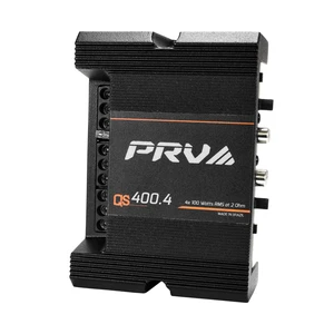 QS400.4 2 Ohm Mini Compact 4 Channel Car Audio Amplifier 4 x 100 Watts RMS at 2 Ohm - 400 Watt Amp Stereo 12 Volts Amp Class D Full Range Bridgeable QS400.4 2 Ohm Mini Compact 4 Channel Car Audio Amplifier 4 x 100 Watts RMS at 2 Ohm - 400 Watt Amp Stereo 12 Volts Amp Class D Full Range Bridgeable