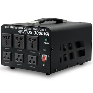 Voltage Transformer Converter 3000 Watt Step Up/Down Convert from 110-120 Volt to 220-240 Volt and from 220-240 Volt to 110-120 Volt Voltage Transformer Converter 3000 Watt Step Up/Down Convert from 110-120 Volt to 220-240 Volt and from 220-240 Volt to 110-120 Volt