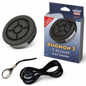 DuoMon3 Lite 1P/2P Poket Go Auto Catcher, One-Touch Reconnect Auto Reconnection Hourly, 65ft Bluetooth, IPX7, Type-C & Wireless Charging, App-Controlled LED, Vibration & Sound (No Pad) DuoMon3 Lite 1P/2P Poket Go Auto Catcher, One-Touch Reconnect Auto Reconnection Hourly, 65ft Bluetooth, IPX7, Type-C & Wireless Charging, App-Controlled LED, Vibration & Sound (No Pad)