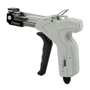 Stainless Steel Cable Tie Gun, Auto Tighten & Cut Tool for 4.67.9mm Metal Ties, 4-Level Tension, Heavy-Duty & Easy to Use Stainless Steel Cable Tie Gun, Auto Tighten & Cut Tool for 4.67.9mm Metal Ties, 4-Level Tension, Heavy-Duty & Easy to Use